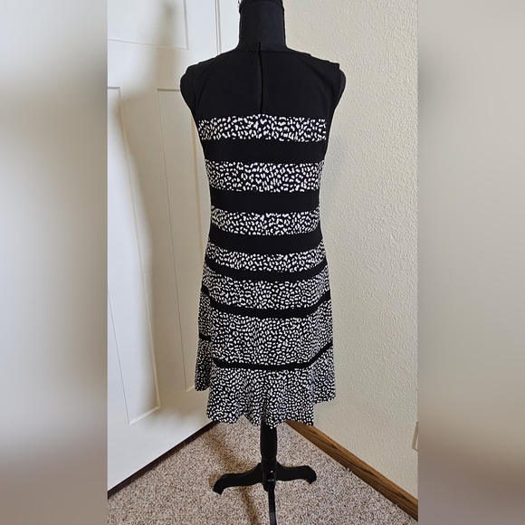 Michael Kors Tank Dress Black White Medium - Picture 4 of 8
